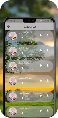 القران بدون نت احمد الحذيفي android App screenshot 2